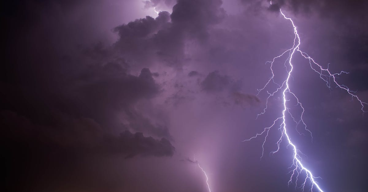 Scenic View of Thunderstorm