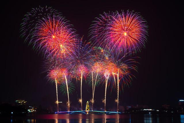 The pollution left behind by fireworks